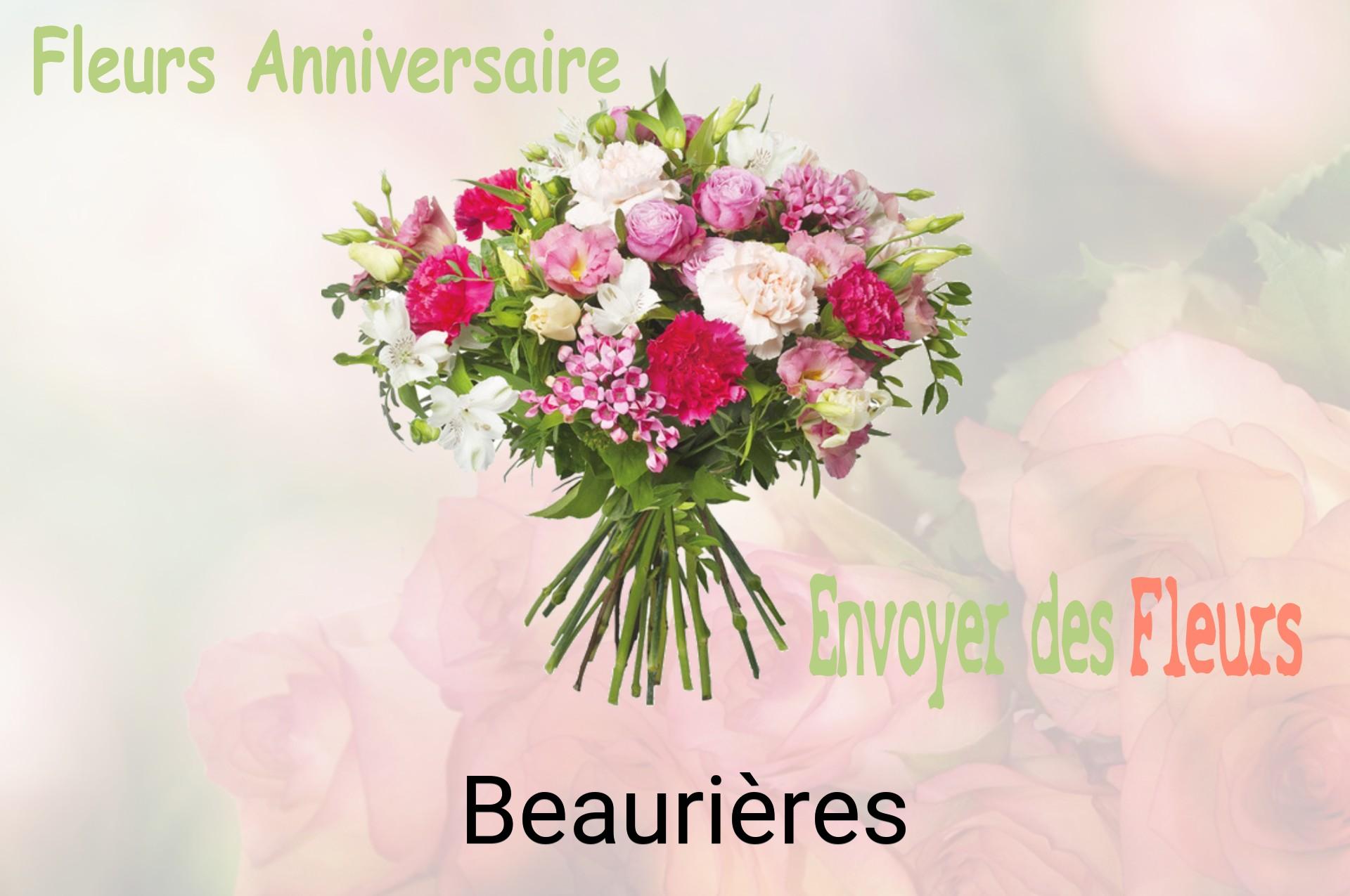 Bouquet de fleurs d’anniversaire livré à Beaurières