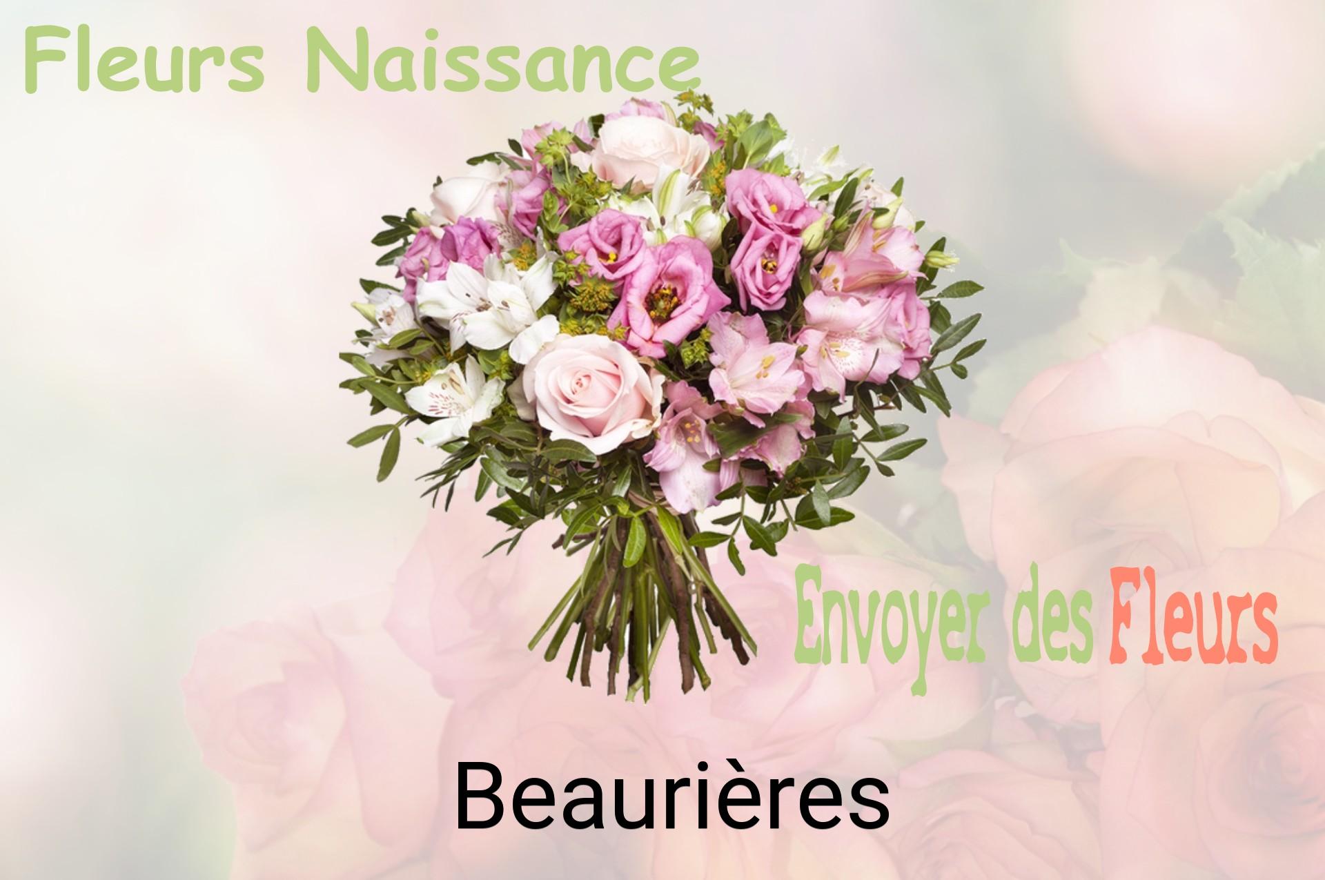 Bouquet de fleurs de naissance livré à Beaurières